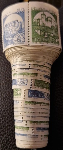 Italia bobina 100 francobolli - bobina,