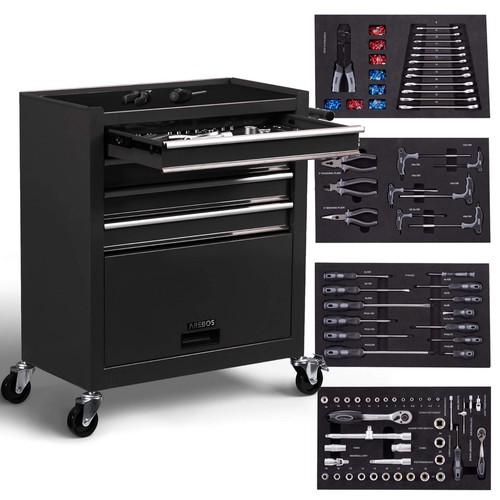 Arebos carrello degli - degli, attrezzi