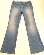 Jeans donna Y2K blu anice