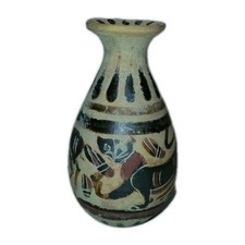 Vaso.aryballos. H Cm10 Riproduzione Antica Arte Greca Corinzia. 
