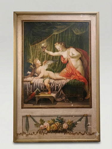 Antico dipinto sopraporta - dipinto,