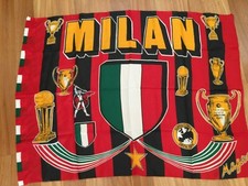 MILAN AC. CALCIO GRANDE BANDIERA STADIO ULTRAS ULTRA' CAMPIONE ITALIA SUPERCOPPA