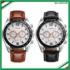 ✅ OROLOGIO UOMO IN ACCIAIO AUTOMATICO POLSO VINTAGE QUARZO RAGAZZO NAUTICO A14 ✅