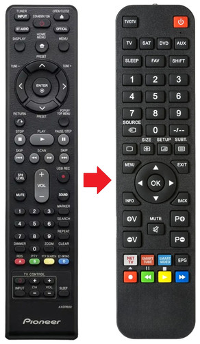 Telecomando adatto per - , pioneer