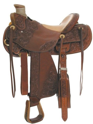 Sella cavallo pelle ranch