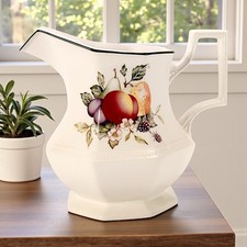 Brocca vintage Johnson Brothers frutta fresca inglese campagna fattoria Inghilterra 6,5"