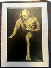 Olio su tela artista Rabarama "Trans-parenza 60x40 1997