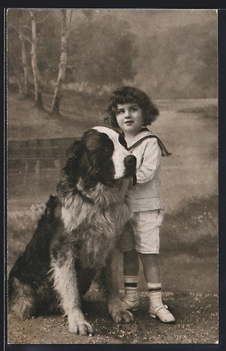 Cartolina ragazzo tuta da - tuta,