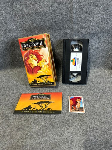 Videocassetta vhs leone - il, re