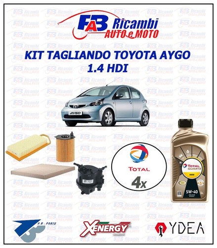 Kit tagliando toyota aygo 4 - tagliando,