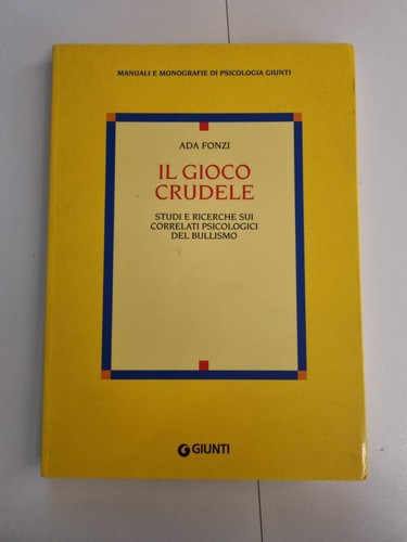 Gioco crudele ada fonzi - crudele,,