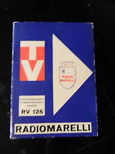 SCATOLA2) TV RADIOMARELLI COME USARE IL VOSTRO TELEVISORE RV 126