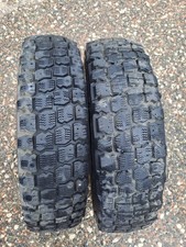 2 Gomme Pneumatici 155 R12C 88/86N  firestone porter Quargo chiodate tassellate