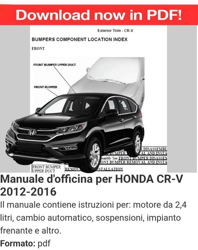 Manuale officina honda v - manuale,