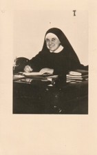 B - Cdv Foto Photo Fotografia Anni 50 - Suora 