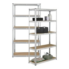 Scaffale in Metallo Zincato a