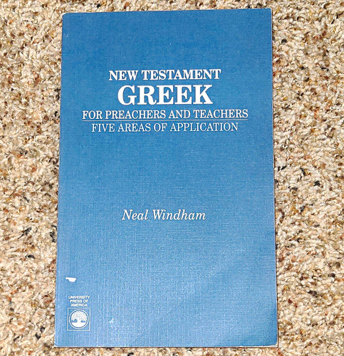 New testament greek - new, for