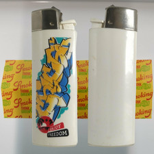 ACCENDINI SMOKING ENJOY FREEDOM SERIE SPRAY ART GRAFFITI MURALES DA COLLEZIONE