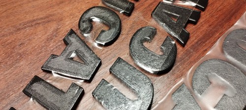 Pezzo ducati 3d lettere - 3d,