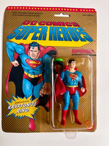 Superman kryptonite ring 1989 - superman,
