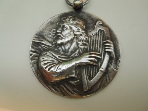 J371 antica medaglia arpa - j371,