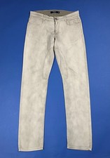 Siviglia pantalone uomo usato W32 tg 46 grigio slim gamba dritta boyfriend T7713