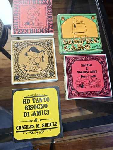 Lotto libri peanuts - 5, snoopy