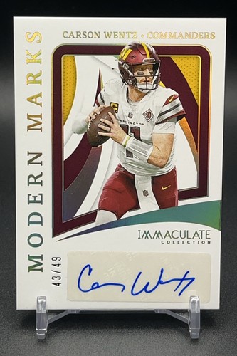 2022 carson wentz - carson, panini