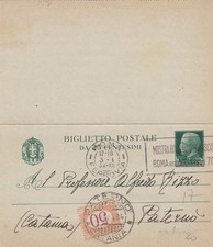 Storia postale Regno Biglietto