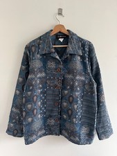 Giacca arazzo donna blu Sag