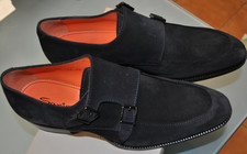 SANTONI COLLEZIONI  RENNA MOCASSINI 42,5 830,00 CARTEL.  SANT-O98 BLU