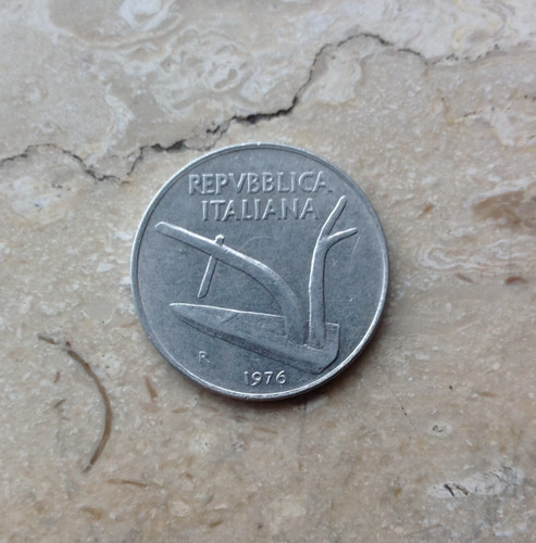 Lire 1976 italia due - 1976, spighe