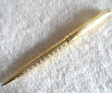 Excellent Gold Circle Parker Sonnet (F) Nib Ballpoint Pen Blue Ink Refill No Box