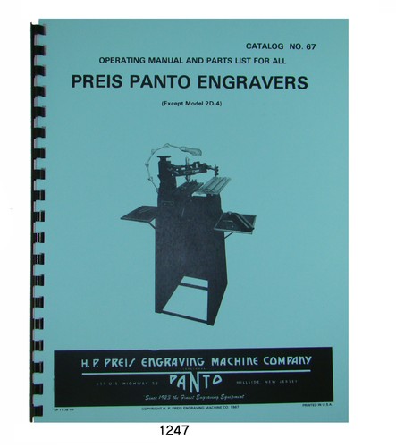 Preis panto incisori manuale - preis,