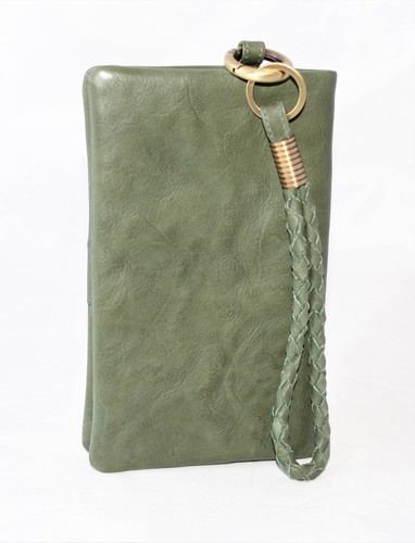 Genuine leather soft green - genuine,