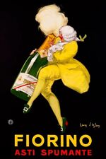 Poster Manifesto Locandina Pubblicitaria Asti Spumante Fiorino Stampa 40x60 Cm.