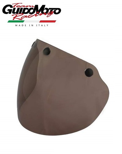 Visiera marrone casco jet tre - jet,