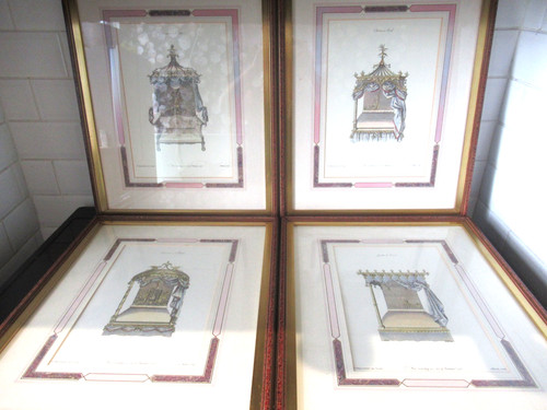 Set stampe incisione letto - set,