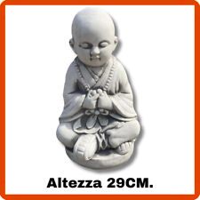 Statua da giardino per esterno scultura Buddha in cemento e pietra no marmo 29CM