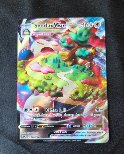 Snorlax vmax 142 - 142/202, holo