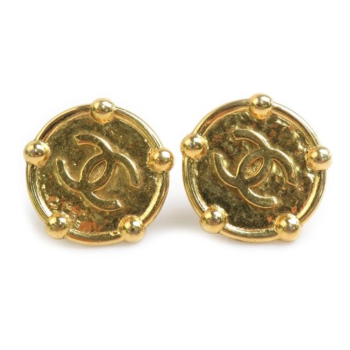 Orecchini clip con logo cc - a,