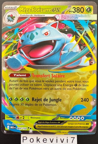Carte pokemon mega florizarre - pokemon, mega-florizarre