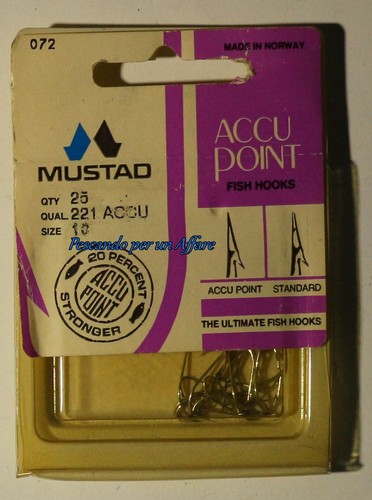 Mustad ref 221 accu - accu, amo