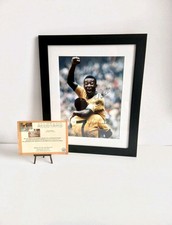 Signed Pele Jairzinho Brazil