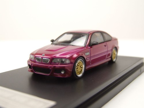Bmw e46 viola con cerchi - con, bbs