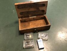 LOTTO MISTO PENNINI PENNINO PER NORMOGRAFO VINTAGE CON BOX SCATOLA LEGNO ANTICA