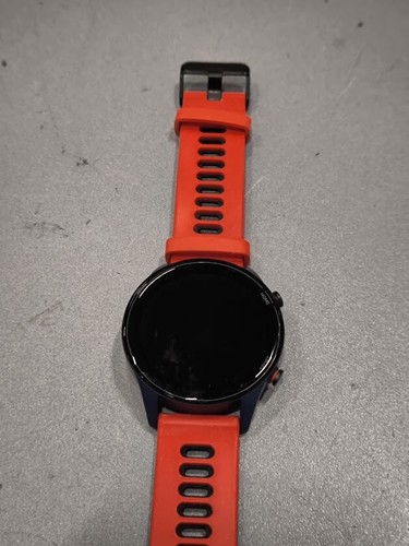 Smartwatch with red band - red,