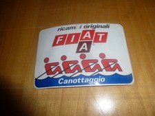 vecchio adesivo anni '70/80 FIAT RICAMBI - CANOTTAGGIO
