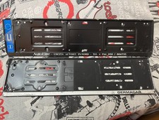 2 porta targa posteriori vintage coppia targhe 1976-1999 metallo concessionario