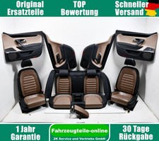 Interni Sedili Set Pelle Nera/Nougat VW Passat CC 357 3C8885375A